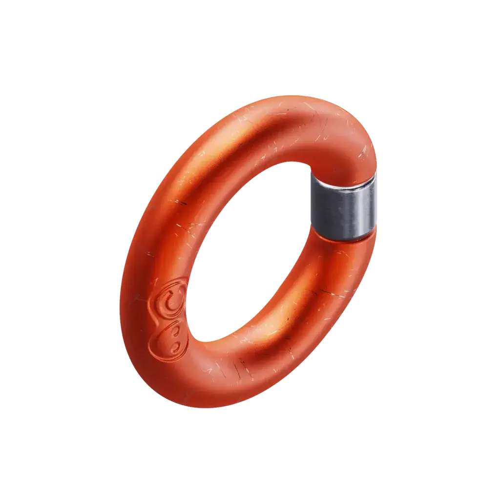 Orange Carabiner (Small)